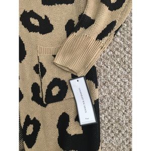 Goodnight Macaroon Sweaters - GOODNIGHT MACAROON REILLY LEOPARD CARDIGAN Goodnight Macaroon Sweaters - GOODNIGHT MACAROON REILLY LEOPARD CARDIGAN